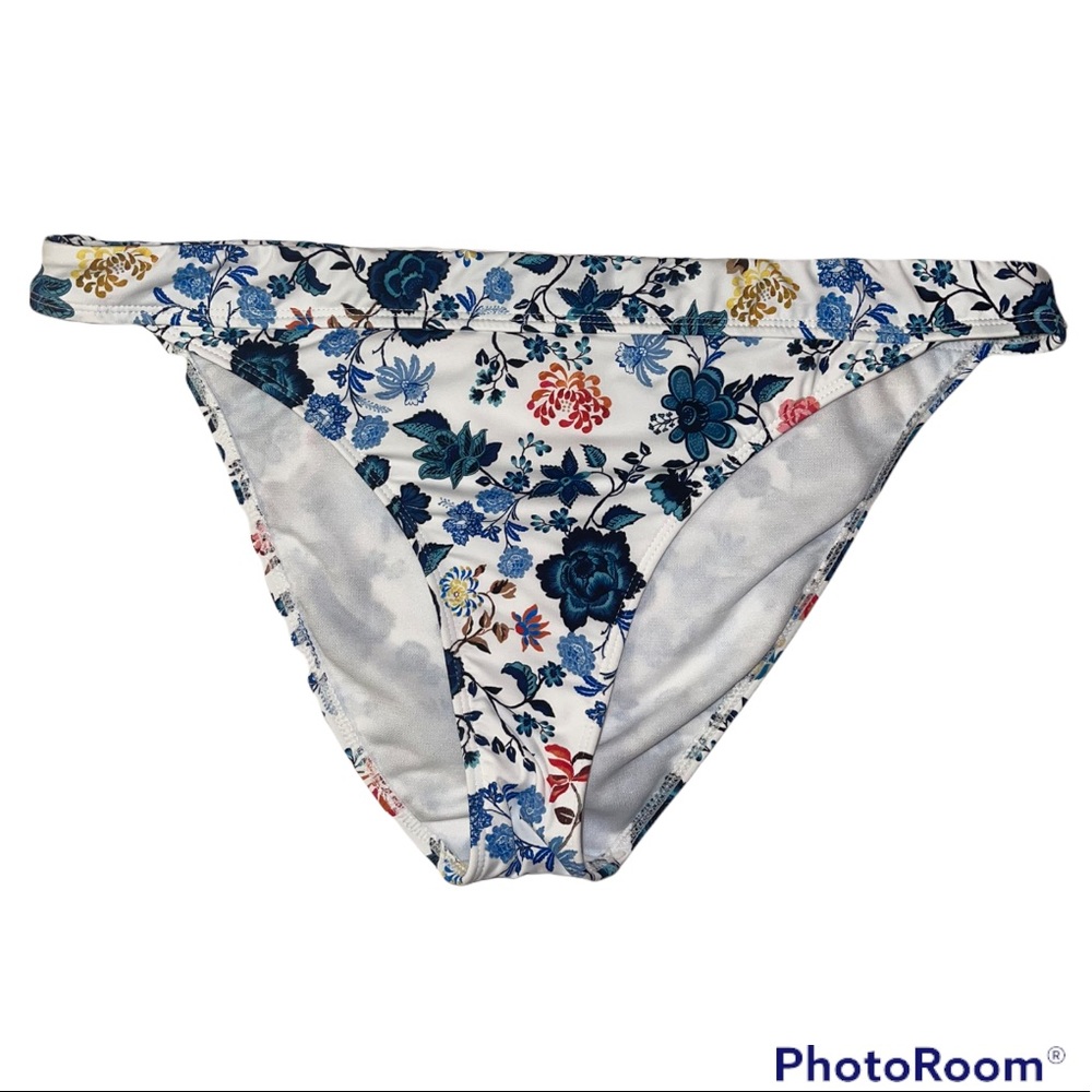 Cremieux Multi Folk Banded Hipster Bikini Bottom L